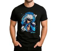 Jujutsu Kaisen - Elegante anime Japón - Dinámica Shonen para fans de la acción intensa, Style III - Camiseta para hombre, Negro , M