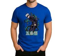 Jujutsu Kaisen - Elegante anime Japón - Dinámica Shonen para fans de la acción intensa, Style XVII - Camiseta para hombre, azul, M