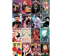 Jujutsu Kaisen Manga Series Books 15-30 Paperback Set by Gege Akutami