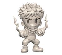 Jujutsu Kaisen Statua Yuji Itadori Cartoon Color Versione Toonize Pvc 13 Cm Fur
