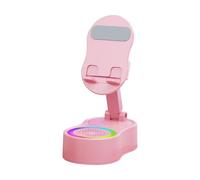 Jukeoiu Altavoz por Inducción para Teléfono | Soporte De Audio Inalámbrico con Luz - Soporte para Tableta Que Reproduce Sonido para Ver Videos Grabar Ver Películas Escuchar Música
