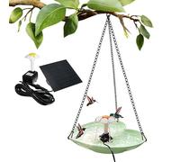 Jukeoiu Baño Para Pájaros De Exteriores,Colgable con Forma Artística de Corazón de Amor,Recipiente De Agua Para El Baño De Aves En El Jardín - En Balcón Barandillas Terraza Pilares Patio Jardín Balcón