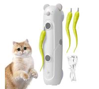 Jukeoiu Juguetes Interactivos Para Gatos | Sensor Inteligente Suministros Entrenamiento - Juguete Interactivo Para Mascotas Con Plumas | Para Ejercicio Prevención Aburrimiento Liberación Energía Noche