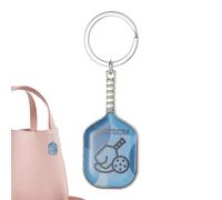 Jukeoiu Llavero de raqueta de Pickleball,Llavero de raqueta,Colgante de llave de de Pickleball | decorativo de de para hombres y mujeres, creativo del llavero de