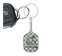 Jukeoiu Llavero de raqueta de Pickleball,Llavero de raqueta - deportivo de paleta de Pickleball | creativo de, llavero de metal de para hombres y mujeres