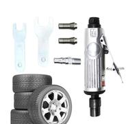 Jukeoiu Máquina pulidora de hierro - Máquina pulidora de acero inoxidable para neumáticos, dispositivo de amoladora neumática para fundición de metal, ruedas, soldador, neumáticos automotrices