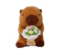 Jukeoiu Peluche - Muñeco Suave Sosteniendo Ramo de Flores,Peluches De Amor,Juguete De Felpa Suave Y Abrazable Regalo Afectivo para Novia Esposa Niña En Cumpleaños Boda Navidad Y Día del Amor