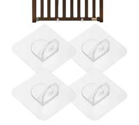 Jukeoiu Pies de piedad de bebé, estabilizador para Playpen para niños pequeños,4 paquete de fijación de clip de estabilizador Playpen Set | Pies de seguridad infantil, accesorios de la sala de juegos,