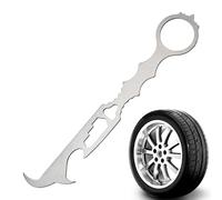 Jukeoiu Quitapiedras para Neumáticos De Coche,Multifuncional Recogedor De Piedras para Vehículos - Herramienta De Limpieza para Ruedas De Vehículos,para Hombres, Motocicleta, Camión, Autocaravana,