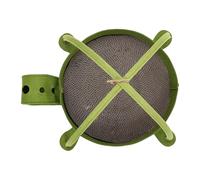 Jukeoiu Rascador de cartón - Rascador de cartón XXL Cama - Forma de tortuga Juguete extraíble