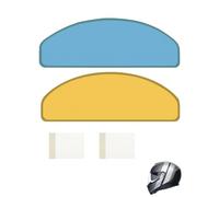 JUKOTA 1 película antivaho y antideslumbrante ultrafina para cascos de motocicleta,1 película de protección solar para cascos de motocicleta,Protección de visera universal,Pegatina de 8,8 cm x 24,5 cm