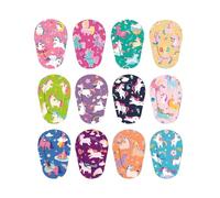 JUKOTA 12PCS Parches Oculares Para Niños,Parches Ojos Bolsas Y Ojeras, Parche Adhesivo Para Los Ojos Para Niños Estilos Parche Adhesivo Para Los Ojos De Algodón Que Bloquea,Modelo de unicornio