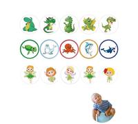 JUKOTA 15PCS Pegatinas Para Orinal Entrenamiento, pegatinas orinal,Pegatinas De Animales Aprender a Ir Al Baño, Pegatinas Para Aprender a Ir Al Baño, Para Niños Y Niñas Pegatinas Reutilizables