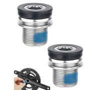 JUKOTA 2 Piezas Tornillo de Tapon M15 Biela Tornillos de Pernos de Brazo Manivela Bicicleta Eje Pedalier con Junta de Estanqueidad para E-Bike MTB BMX （M15）