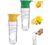 JUKOTA 2pcs Exprimidor de Limones Manual, Exprimidor manual de limones, Lemon Squeezer, Portátil exprimidor Limon Manual, para Zumo Limón, Mandarina Naranja