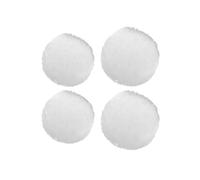 JUKOTA 2x 125mm et 2x 150mm Rueda de pulido con almohadilla de pulido de fieltro de lana,Accesorio de pulido compatible con lijadora excéntrica Bosch,Para lijadora excéntrica con velcro para coche