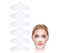 JUKOTA 6PCS Almohadilla de Gel Nasal CPAP, Almohadillas De Gel Nasal Para Máscara Cpap, Juego De Almohadillas Nasales, Almohadilla Nasal De Gel De Silicona, Protector Nasal para Máscara