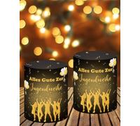 JUKOTA 8 Piezas Portavelas para Decoración de Mesa,Celebran Ritos Juveniles para Niños Como para Niñas,Recuerdos para Invitados para Decoración de Fiestas,Adecuados para Velas de Té