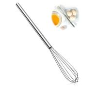 JUKOTA Batidor pequeño de 10 pulgadas mini batidor de acero inoxidable para mezclar, batir espuma y agitación