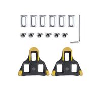 JUKOTA Calas de Ciclismo Compatible con Look keo Pedales,Calas de Bicicleta con Tornillos,Función de memoria de posición,Compatible con todos los pedales del mercado,Suela de TPU