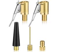 JUKOTA Juego de adaptadores de válvula multifuncional, Boquillas Inflado Neumático Boquilla Inflador Abrazadera Válvula, para Bosch EasyPump, apto para neumáticos de coche, bicicletas(5 Piezas)