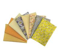 Jukway 8 piezas de paquetes de tela de algodón cuadrados de 50 x 50 cm, patrones impresos, tela de algodón para patchwork, manualidades, costura DIY para acolchado, decoración, scrapbooking, trabajo