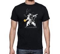 JUL Camiseta Anime Hombre - Camiseta Friki y Divertida para Hombres - Regalos Frikis - Camisetas Originales Hombre Divertidas - Diseño Único de Camiseta Anime (Negro, M)