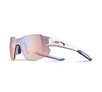 Julbo Aerolite Gafas DE Sol, Blanco/Azul Gris, S Unisex Adulto