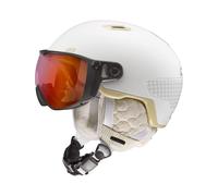 Julbo - Cascos esquís mujer - Globe Evo Mips Reactiv 0-4 HC White para Mujer - Talla 54-58 cm - Blanco Blanco 54-58 cm