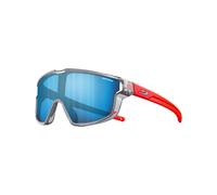 Julbo Fury Mini Gafas DE Sol, Gris Translu Brillante/Naranja Fluo Mate, S (4-8 Years) Unisex Adulto