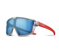 Julbo Gafas de sol - FURY MINI - Niños - Gris Translúcido Brillante/Naranja Flúor Mate - Categoría 3