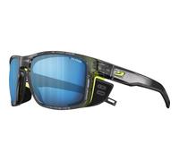 Julbo Shield Gafas de Sol, Black/Yellow Fluo Capsule Ocean Master, L Unisex Adulto