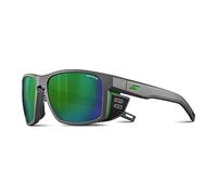 Julbo Shield Gafas DE Sol, Gris/Verde, L Unisex Adulto
