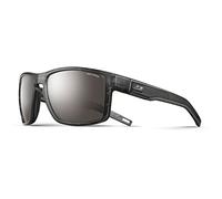 Julbo Shield Gafas DE Sol, Negro TRANSLU/Negro/Gun, Talla única Unisex Adulto