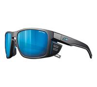 Julbo Shield Gafas DE Sol, Unisex Adulto, Negro/Azul, Talla Única