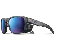 Julbo Shield M Gafas DE Sol, Gris TRANSLU/Azul, Talla única Unisex Adulto