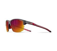 Julbo Split Gafas DE Sol, Negro/Rojo, M Unisex Adulto