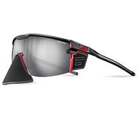 Julbo Ultimate Cover Gafas DE Sol, Negro/Naranja Fluo Mate, Talla única Unisex Adulto