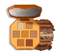 Julep Eyeshadow 101 Pro Powder Palette -Turmeric Latte - 7 Shade Matte & Shimmer Eyeshadows - Great for travel- Blendable & Buildable Eye Makeup Palet