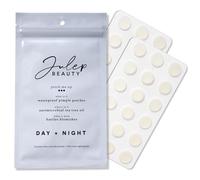 Julep Patch Me Up - Parches impermeables para espinillas, parche hidrocoloide invisible para el acné facial y tratamiento de manchas con aceite de árbol de té, 72 parches (parches de 36 días + 36