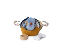 Jules el perro y su cesta - Peluche interactivo con accesorios - Lilliputiens - Juego simbólico desde 9 meses