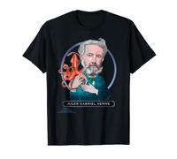 Jules Verne, novelista francés, poeta, dramaturgo Camiseta