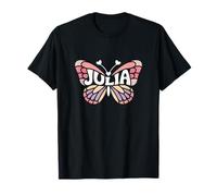 Julia Butterfly - Arte de Palabras con Nombre Personalizado Camiseta