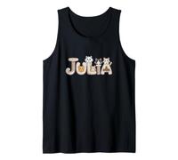 Julia Cat Trees - Personalizado Lindo Nombre Palabra Arte Camiseta sin Mangas