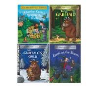 Julia Donaldson 4 Books Collection Set (Charlie Cook's Favourite Book, The Gruffalo, The Gruffalo's Child & Room on the Broom)