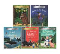 Julia Donaldson 5 Books Collection (Set 1) - The Gruffalo, Room on the Broom, The Snail and the Whale, The Smartest Giant in Town & A Squash and a Squeeze - Children’s Picture Book Set
