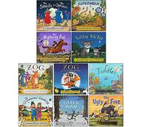 Julia Donaldson Collection 10 Books Set (Zog and the Flying Doctors, Tiddler, The Scarecrows' Wedding, Stick Man, The Ugly Five, The Smeds and the Smoos, Superworm, The Highway Rat, Tabby Mctat, Zog)