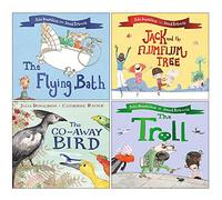 Julia Donaldson Collection 4 Books Set (The Flying Bath, Jack and the Flumflum Tree, The Go-Away Bird, The Troll)