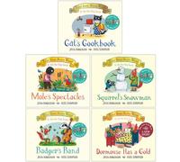 Julia Donaldson Tales From Acorn Wood Series Collection 5 Books Set (Cat's Cookbook, Squirrel's Snowman, Mole's Spectacles, Badger's Band & Dormouse Has a Cold)
