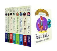 Julia Donaldson Tales From Acorn Wood Series Collection - Juego de 8 libros (calcetines de zorro, cerdo de escondite, oso cartero, siesta de conejo, libro de cocina de gato, muñeco de nieve de ardilla